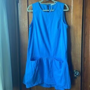 Reserved A-Line Drop Waist Dress with Pockets